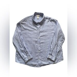 H&M‎ Men's Light Blue Pinstripe Shirt